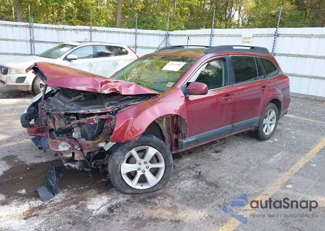 2013 Subaru Outback 2.5I Premium from USA, damaged, VIN 4S4BRCGC7D3309397